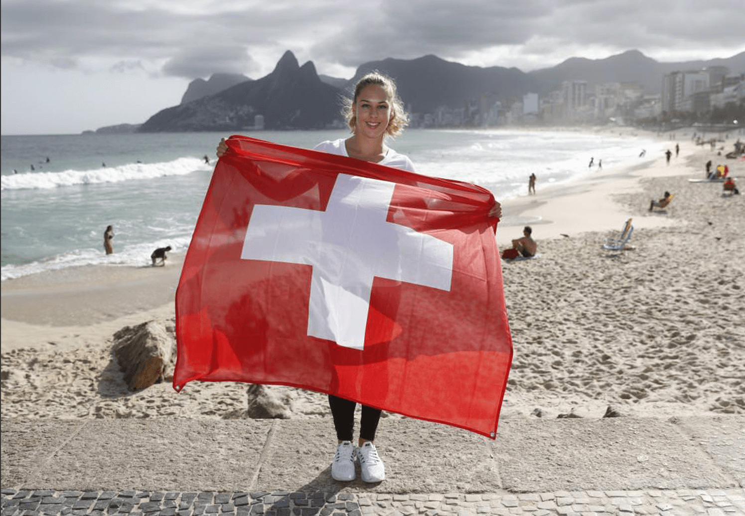 Giulia Steingruber ist Testimonial für Samina